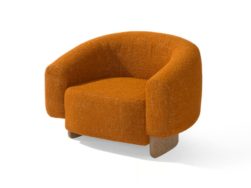 BETTY - Fabric armchair with armrests by Carpanese Home - view 2